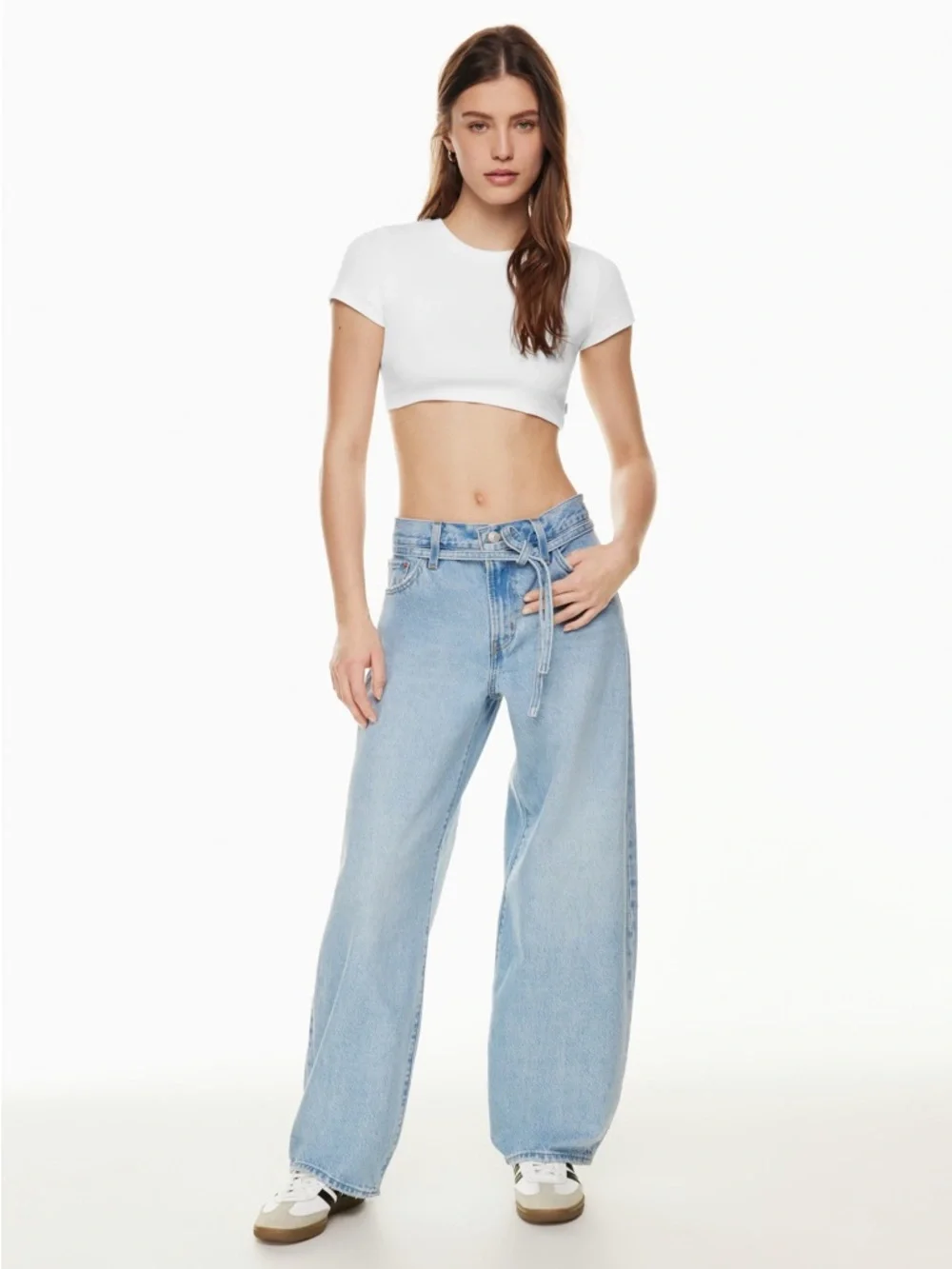 Levi’s XL Balloon Light Wash Mid Rise Wide Leg Baggy Jeans Blue Size 28 - Picture 1 of 8